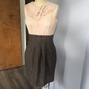 Paper bag waist bcbg dress